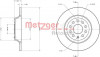 METZGER 6110747 - Bremsscheibe