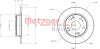 METZGER 6110199 - Bremsscheibe