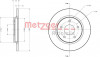 METZGER 6110120 - Bremsscheibe