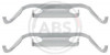 A.B.S. 1222Q - Zubehörsatz, Scheibenbremsbelag