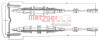 METZGER 11.5853 - Seilzug, Feststellbremse