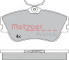 METZGER 1170389 - Bremsbelagsatz, Scheibenbremse