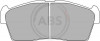 A.B.S. 37236 - Bremsbelagsatz, Scheibenbremse