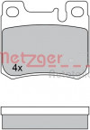 METZGER 1170526 - Bremsbelagsatz, Scheibenbremse