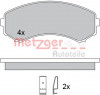 METZGER 1170450 - Bremsbelagsatz, Scheibenbremse