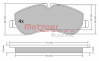 METZGER 1170349 - Bremsbelagsatz, Scheibenbremse