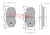 METZGER 1170050 - Bremsbelagsatz, Scheibenbremse