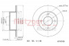 METZGER 6110106 - Bremsscheibe