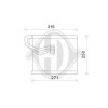 DIEDERICHS DCV1153 - Verdampfer, Klimaanlage