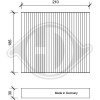 DIEDERICHS DCI0146 - Filter, Innenraumluft