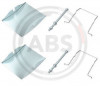 A.B.S. 1623Q - Zubehörsatz, Scheibenbremsbelag