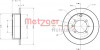 METZGER 6110221 - Bremsscheibe