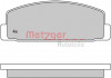 METZGER 1170206 - Bremsbelagsatz, Scheibenbremse