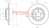 METZGER 6110242 - Bremsscheibe