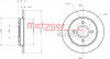 METZGER 6110020 - Bremsscheibe