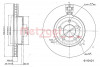 METZGER 6110121 - Bremsscheibe