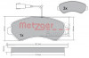 METZGER 1170248 - Bremsbelagsatz, Scheibenbremse