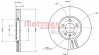 METZGER 6110483 - Bremsscheibe