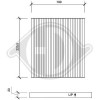 DIEDERICHS DCI0102 - Filter, Innenraumluft