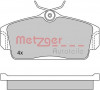 METZGER 1170125 - Bremsbelagsatz, Scheibenbremse