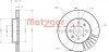 METZGER 6110128 - Bremsscheibe