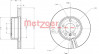 METZGER 6110597 - Bremsscheibe