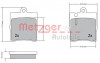 METZGER 1170064 - Bremsbelagsatz, Scheibenbremse
