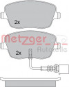 METZGER 1170246 - Bremsbelagsatz, Scheibenbremse