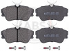A.B.S. 36876 - Bremsbelagsatz, Scheibenbremse