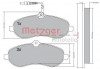 METZGER 1170228 - Bremsbelagsatz, Scheibenbremse