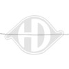 DIEDERICHS ZUB00044 - Zier-/Schutzleiste, Stoßfänger