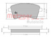 METZGER 1170467 - Bremsbelagsatz, Scheibenbremse