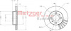 METZGER 6110143 - Bremsscheibe