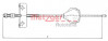 METZGER 11.5513 - Seilzug, Feststellbremse