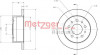 METZGER 6110163 - Bremsscheibe