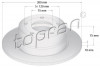 TOPRAN 502027 - Bremsscheibe