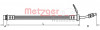 METZGER 4110211 - Bremsschlauch