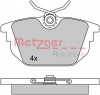 METZGER 1170497 - Bremsbelagsatz, Scheibenbremse