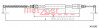 METZGER 10.6202 - Seilzug, Feststellbremse