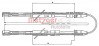 METZGER 10.562 - Seilzug, Feststellbremse