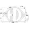 DIEDERICHS DCC1874 - Kondensator, Klimaanlage
