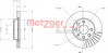 METZGER 6110054 - Bremsscheibe