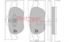 METZGER 1170556 - Bremsbelagsatz, Scheibenbremse