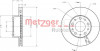 METZGER 6110354 - Bremsscheibe