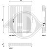 DIEDERICHS DCI0216 - Filter, Innenraumluft