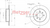 METZGER 6110398 - Bremsscheibe