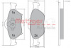 METZGER 1170287 - Bremsbelagsatz, Scheibenbremse