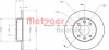 METZGER 6110034 - Bremsscheibe