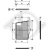 DIEDERICHS DCI0809 - Filter, Innenraumluft
