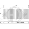 DIEDERICHS DCI0095 - Filter, Innenraumluft